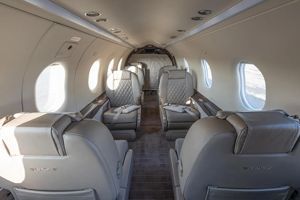 Kabine der Pilatus PC-12 NGX
