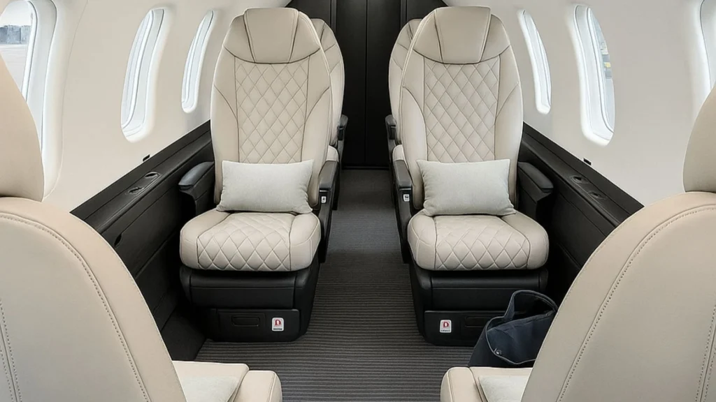 Raum für Anspruch – Das Interior Design der PC12 NGX bei Air Augsburg